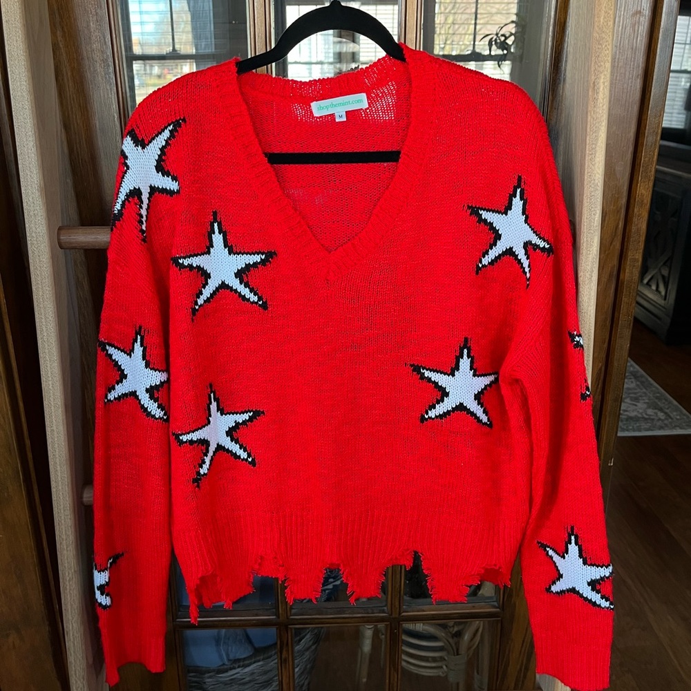 Red sweater